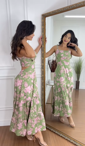 Vestido Viscolinho Roberta Floral