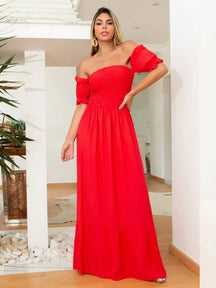 Vestido Longo Flare